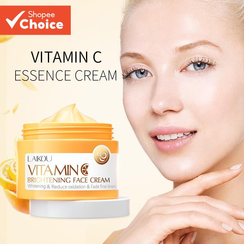 LAIKOU Vitamina C Creme Facial Remover Manchas De Sardas VC Iluminador Beleza 25g