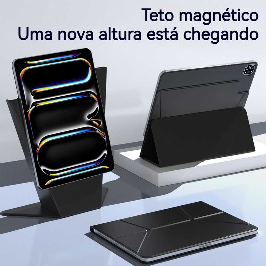 Capacete Protetor Magnético Giratório Feito Para iPad 10 geração, air4 ou air5, 2020 a 2022 ipad pro 11inch ou 12,9inch