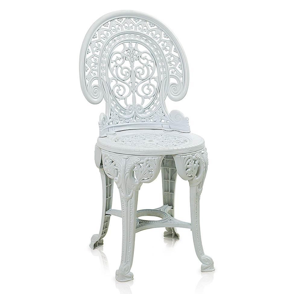 Cadeira de Plástico Colonial Branca Antares - Home & Living