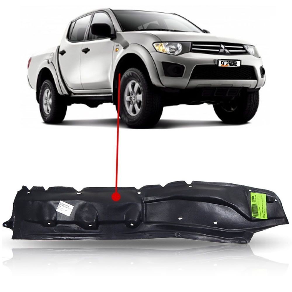 Parabarro Dianteiro Parte Traseira Lado Direito Mitsubishi L200 Triton 2008 a 2013