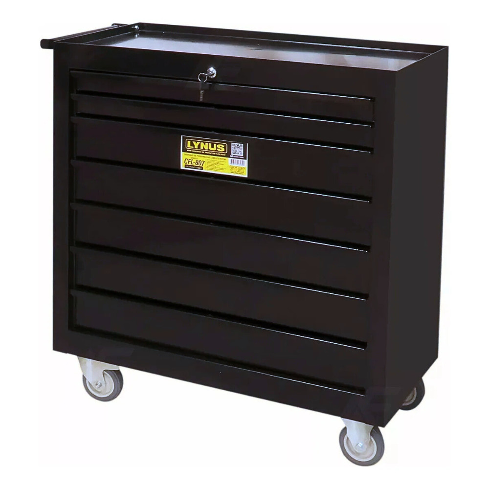 Carrinho Ferramentas Lynus CFL-807 7 Gavetas e chave em Oferta na Shopee