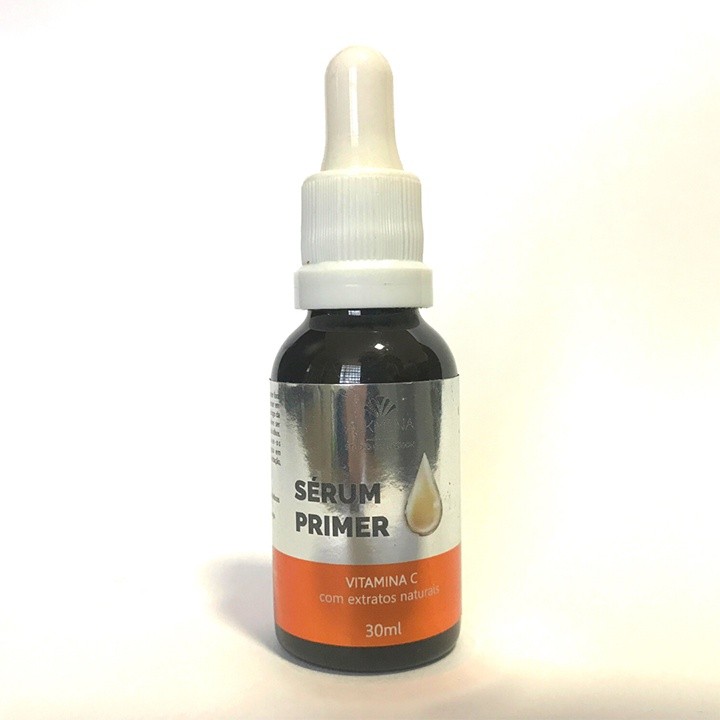 Sérum facial Primer Vitamina C Com extratos naturais. - Alkmena 30ml em Oferta na Shopee