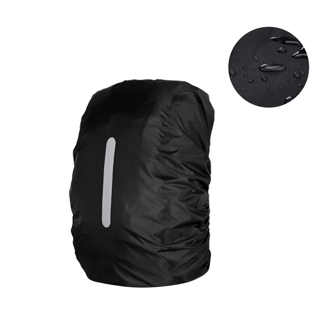 Imagem Capa Mochila 45L Chuva Impermeável Reforçada Viagem Motoboy