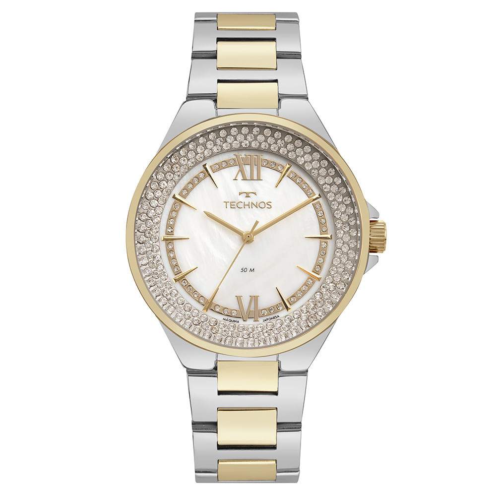 Relógio Technos Feminino St.moritz Dourado - 2036MSL/1K em Oferta na Shopee