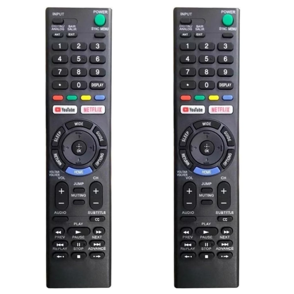 2 Controle Compatível Tv Sony Rmt-tx300b Youtube Netflix — R$ 24,50 em Shopee