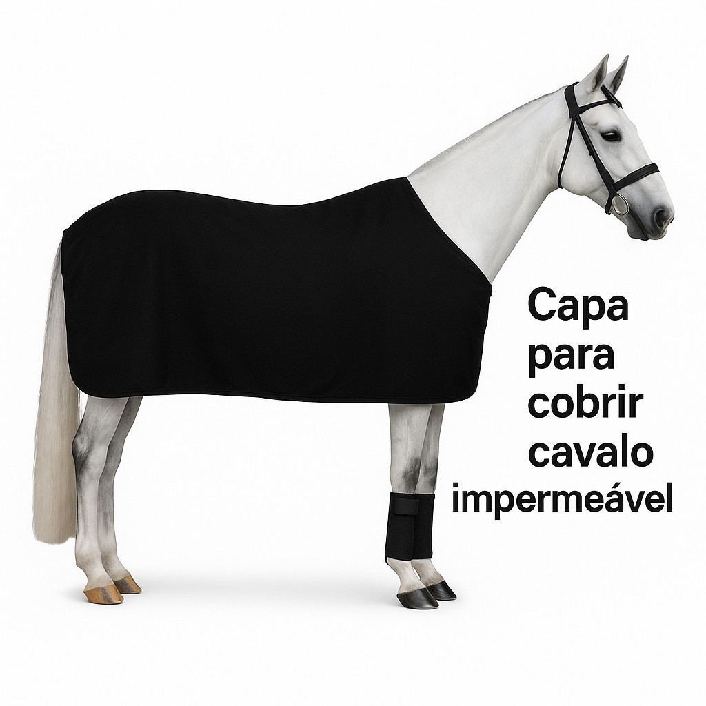 Capa para cobrir cavalo impermeável - Inverno