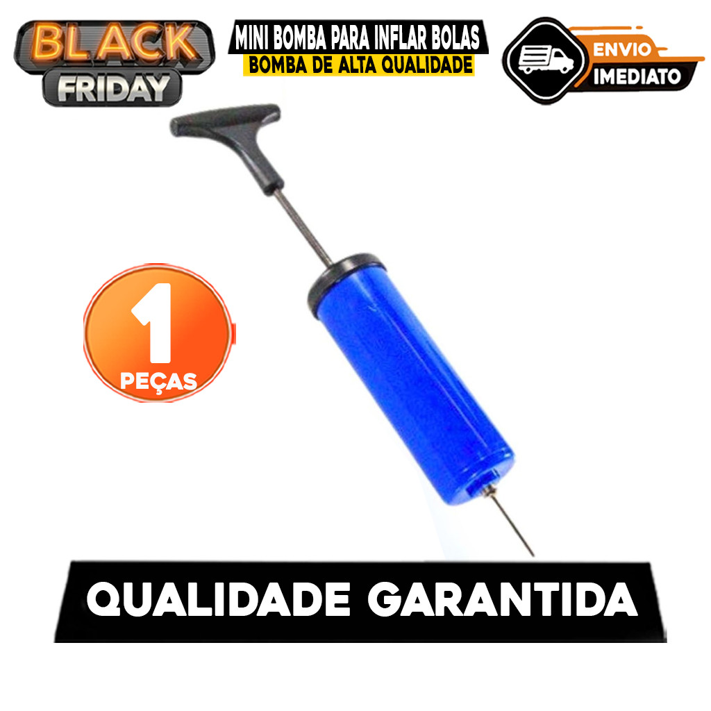 Mini Bomba Para Inflar Bolas Bexigas Infláveis BIco Agulha e Bico de Plástico