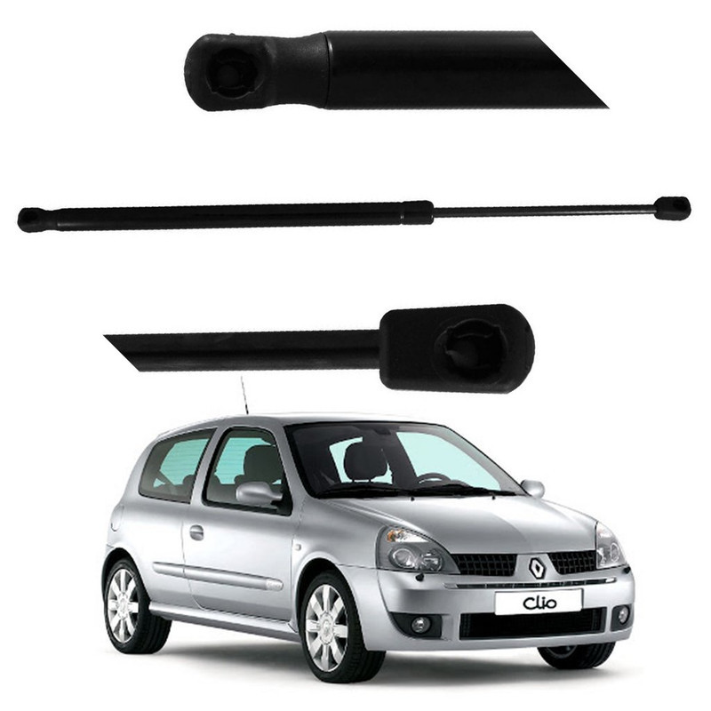 Conjunto Amortecedores Tampa Traseira Renault Clio Hatch 2000-2016 41cm Mola a Gás Cinoy Alta Resistência