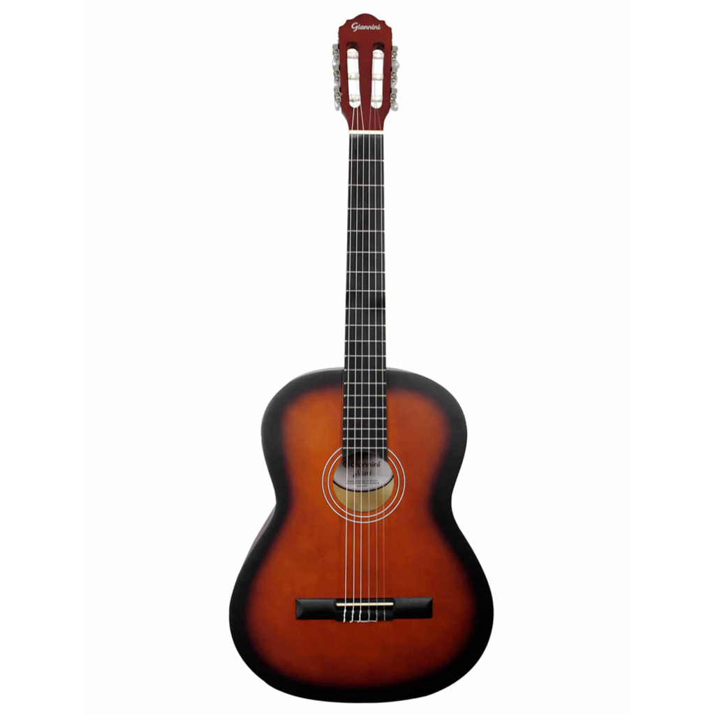 VIOLAO GIANNINI N-14 SBS START NAILON ACUSTICO COR SUNBURST SATIN SBS