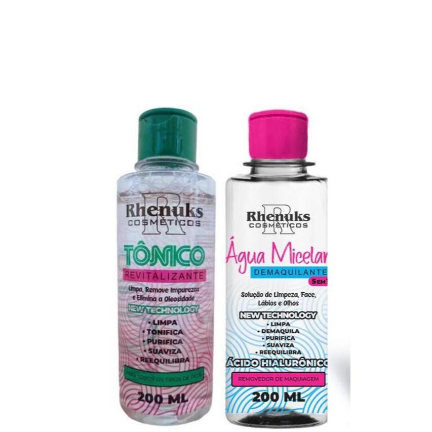 Agua Micelar + Tônico Revitalizante Rhenuks