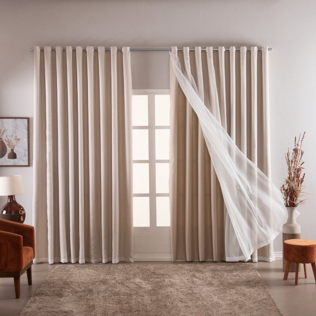 Cortina na Cor Avelã: Onde Comprar | BuscaProdutos