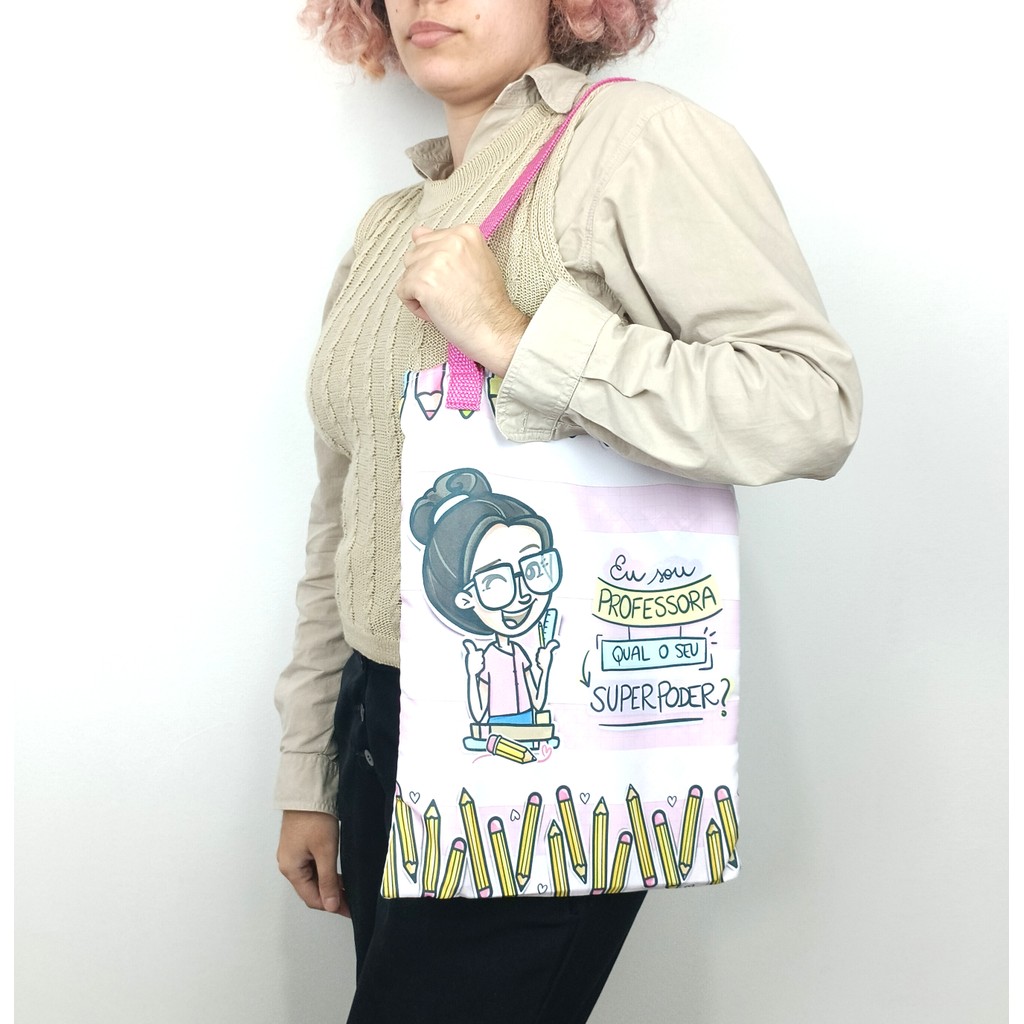 Ecobags Sacola Personalizada Dia Dos Professores Personalizada 30x40 cm
