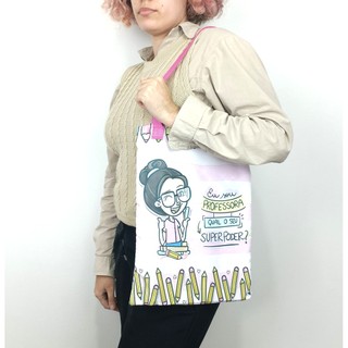 Ecobags Sacola Personalizada Dia Dos Professores Personalizada 30x40 cm