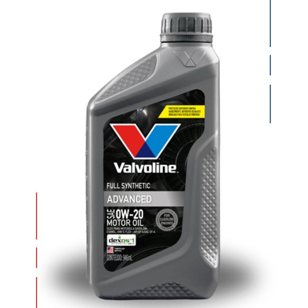 Oleo Motor Valvoline 0w20 100% Sintetico Api Sp Ilsac Gf6 946ml