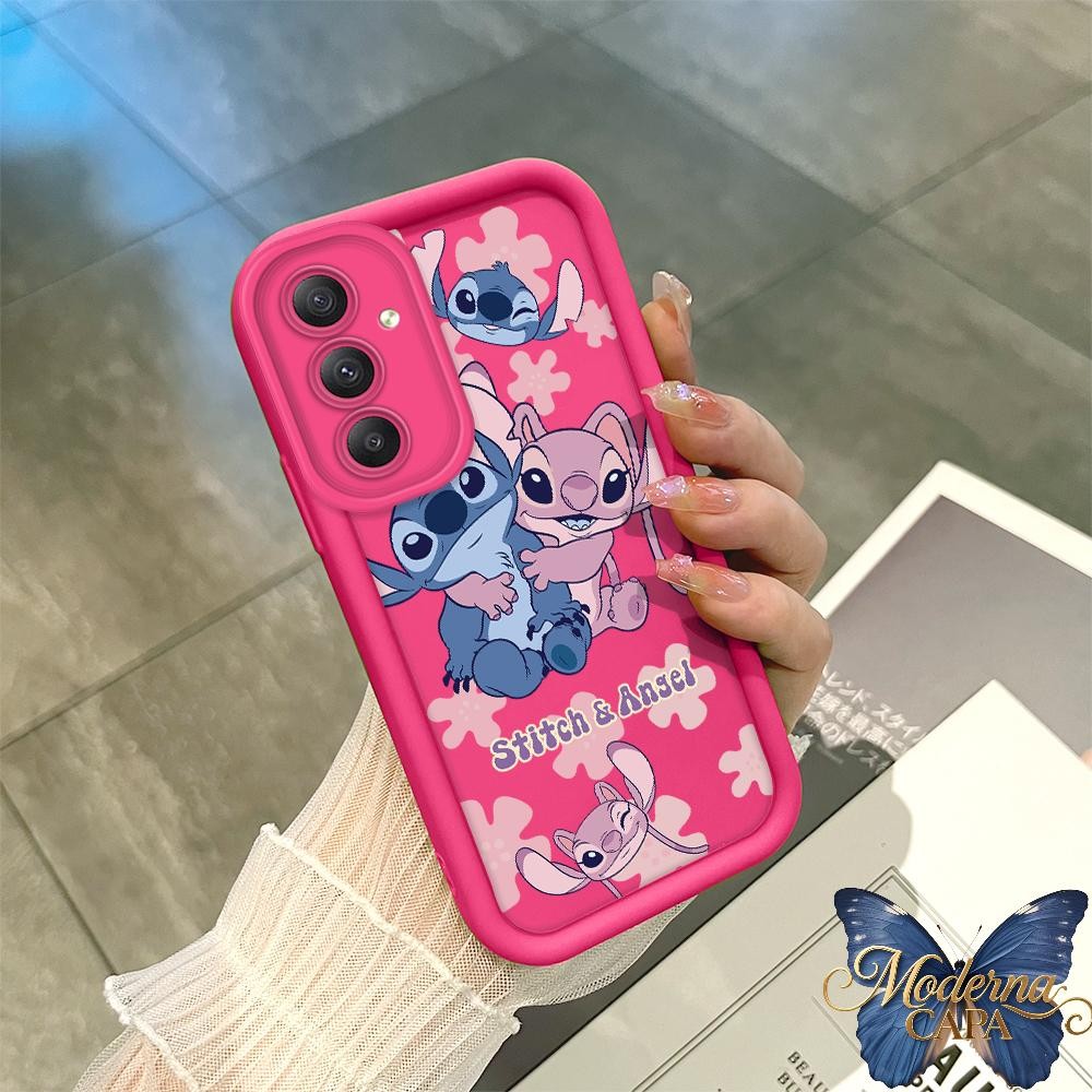 Capa Para Samsung Galaxy A54 5G Capinha De Celular Silicone Macia Protetora Do Telefone Móvel Caso Rosa Stitch 0379 TY em Oferta na Shopee