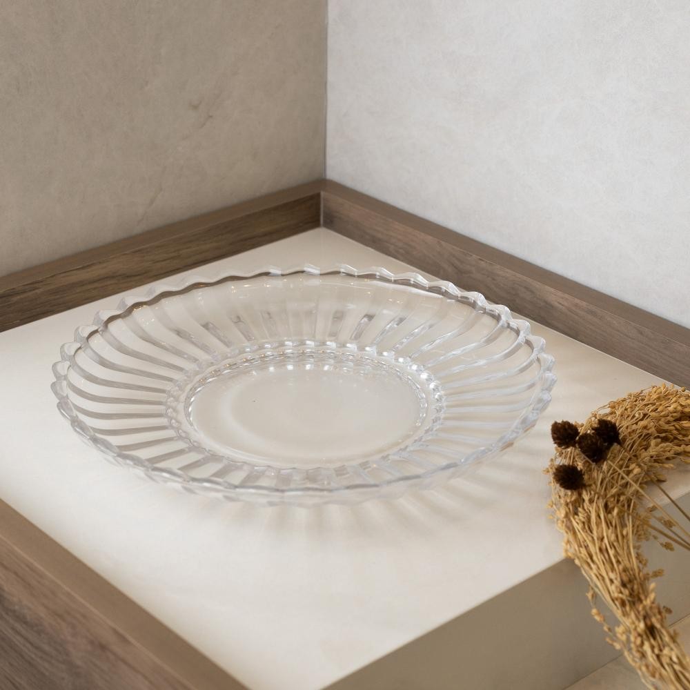 Sousplat Wolff Geneva de Cristal 30cm x 3,5cm - Home & Living