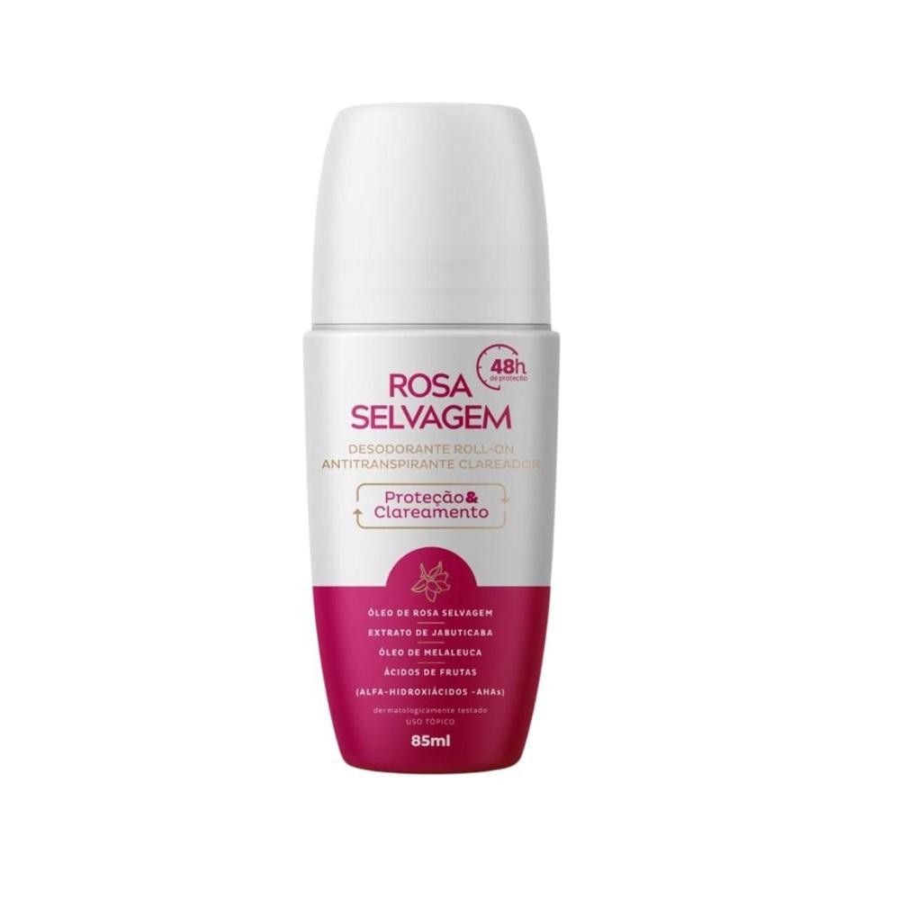 Desodorante Roll-on Clareador Rosa Selvagem 85ml