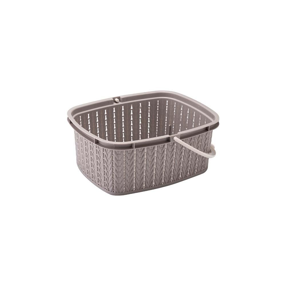 Cesto de Plástico Para Prendedor Trama Plasutil em Oferta na Shopee