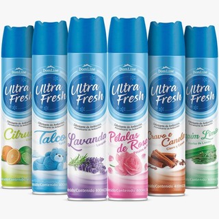 Bom Ar, Odorizador, Cheiroso, Neutralizador, Ambientes Spray Ultra Fresh 400ml