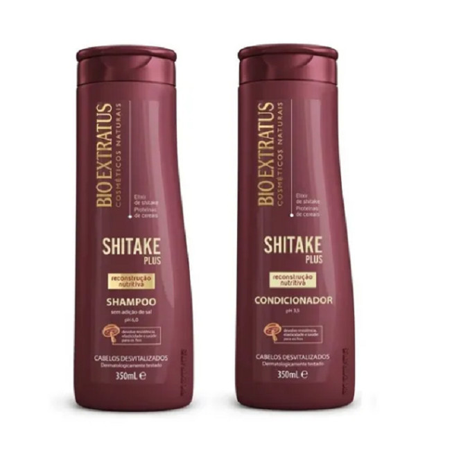 Bio Extratus Shitake Plus (Shampoo+Condicionador 350g) em Oferta na Shopee