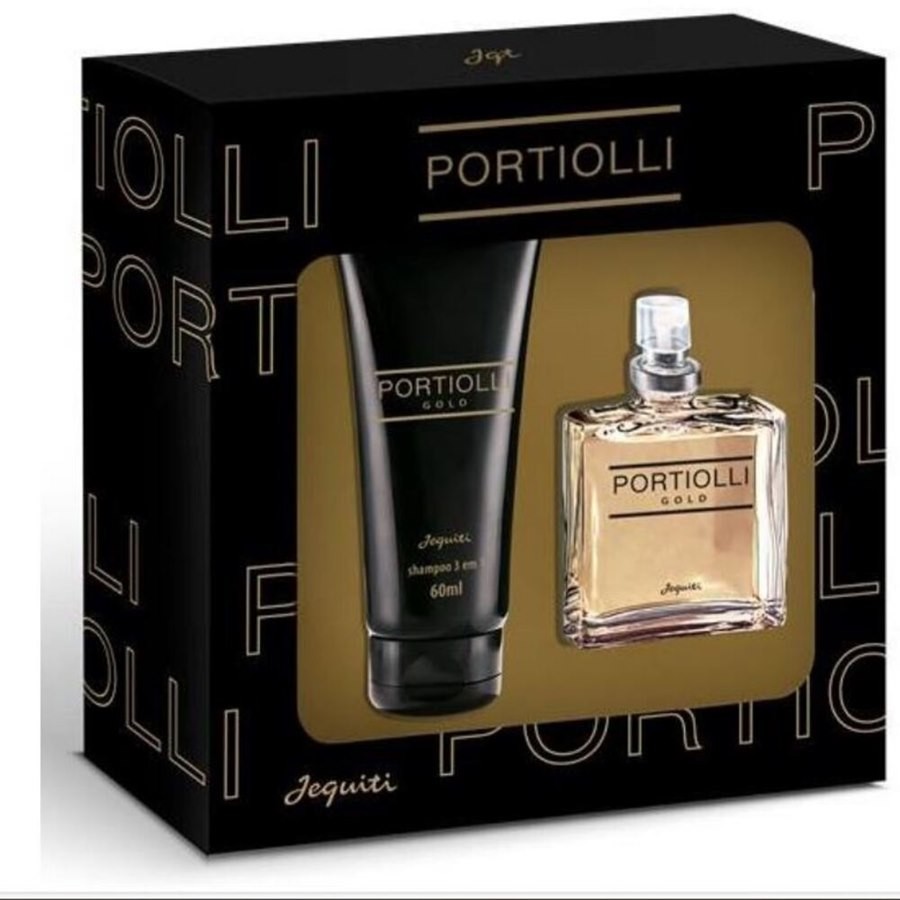 Kit Portiolli Gold ( Perfume 25ml + Sh 3 em 1 60ml ) - Jequiti em Oferta na Shopee