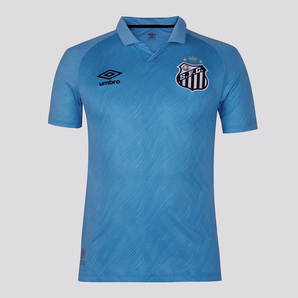 Camisa Umbro Santos Edição Especial 2025 Azul em Oferta na Shopee