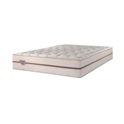 Colchão Casal Ecoflex High Density Molas 138x188x31cm Firme Robusto Durável Conforto Bege