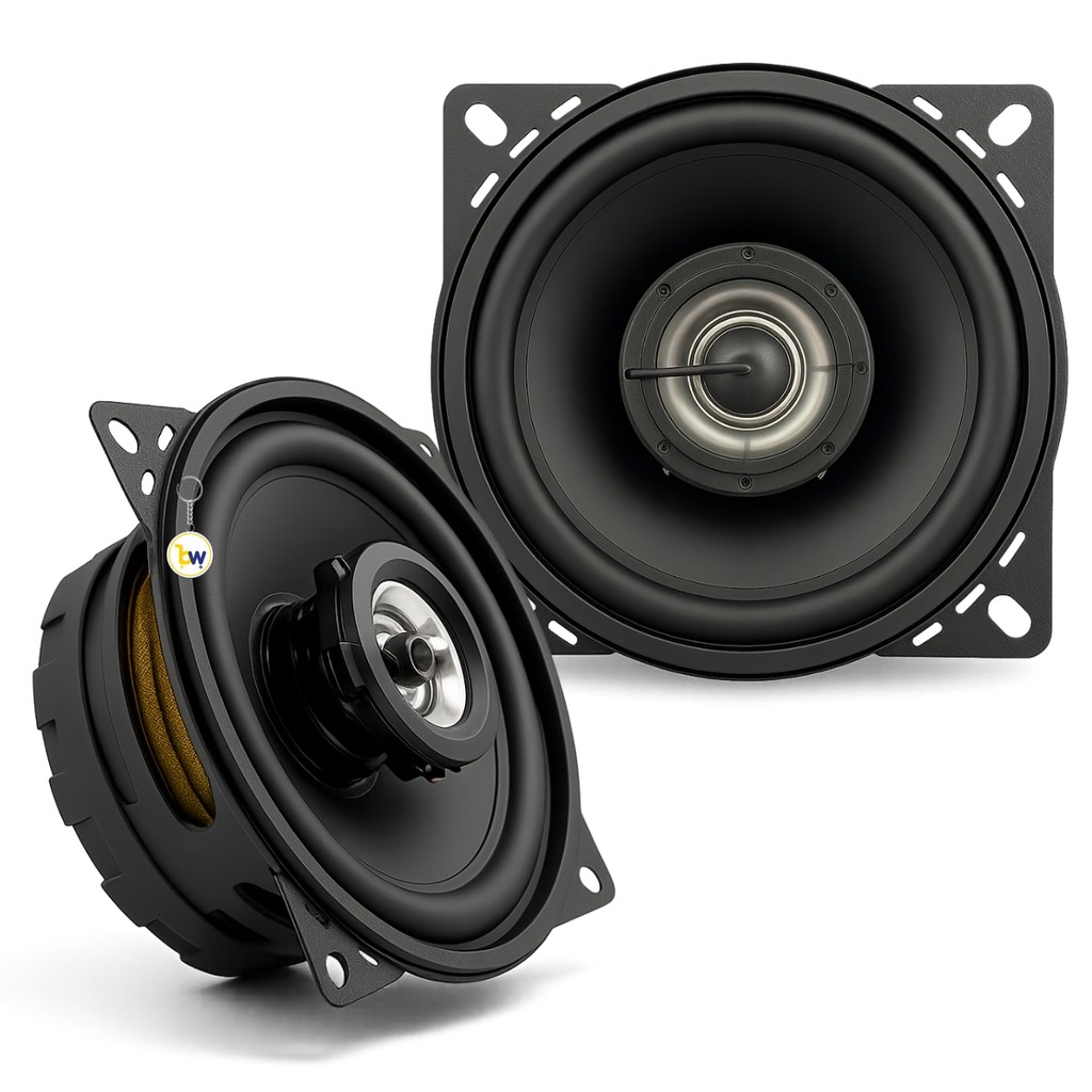 Par Alto Falante Automotivo Coaxial Relm 4 Polegadas 120w Upgrade Som Premium