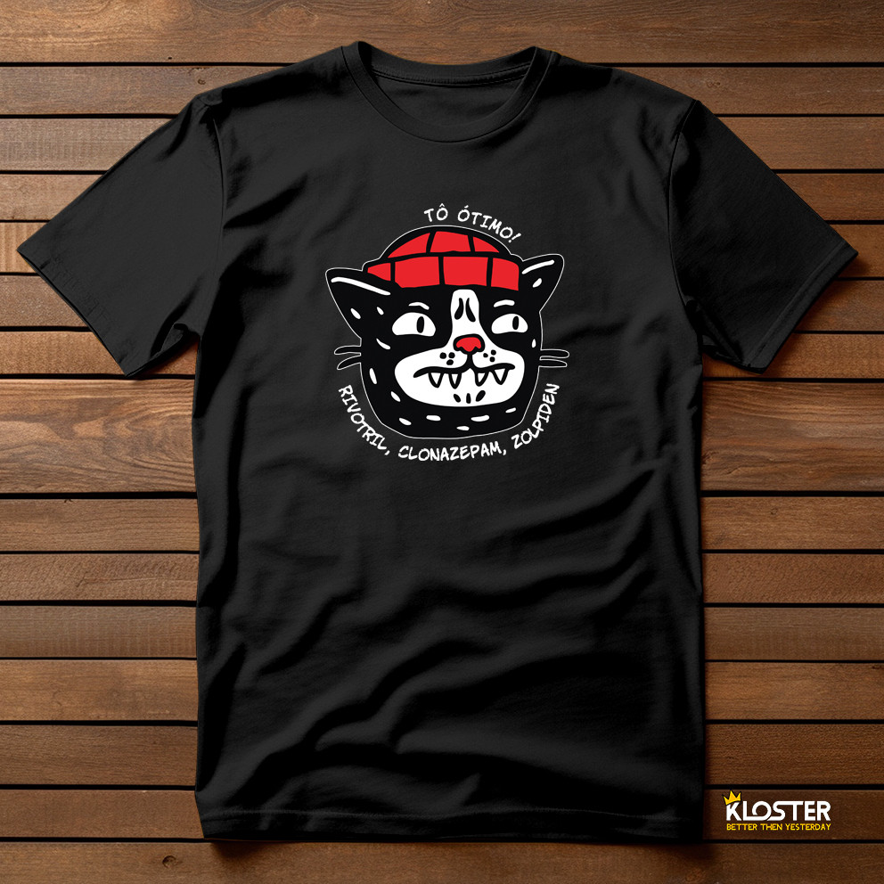 Camiseta Humor To Ótimo Divertida Memes Zen Rivotril Relaxa