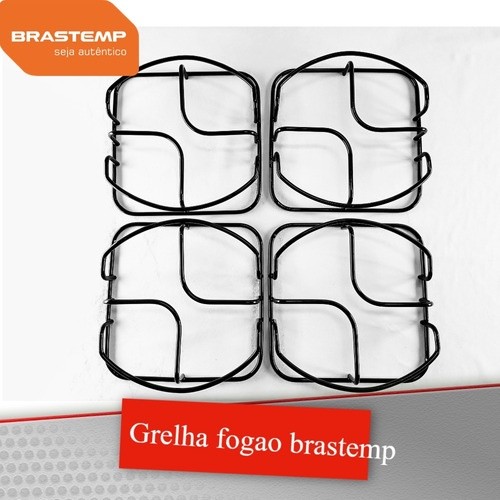 Kit 4 Grelha Trempe Fogao Brastemp Ative E Clean