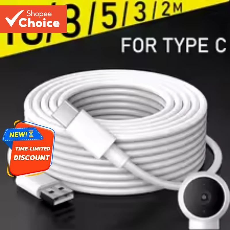 Cabo 3M/5M/8M/10M/12M USB-C Para-Carregamento Rápido E Dados Telefone/Câmera