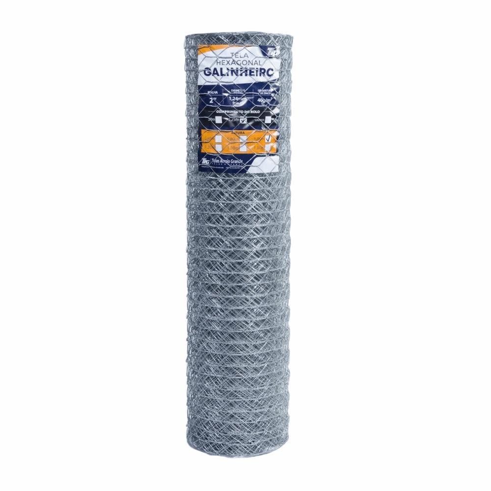 TELA HEXAGONAL GALINHEIRO TAG MALHA 2" FIO BWG 18 (1,24mm) RL 50X1,0m em Oferta na Shopee