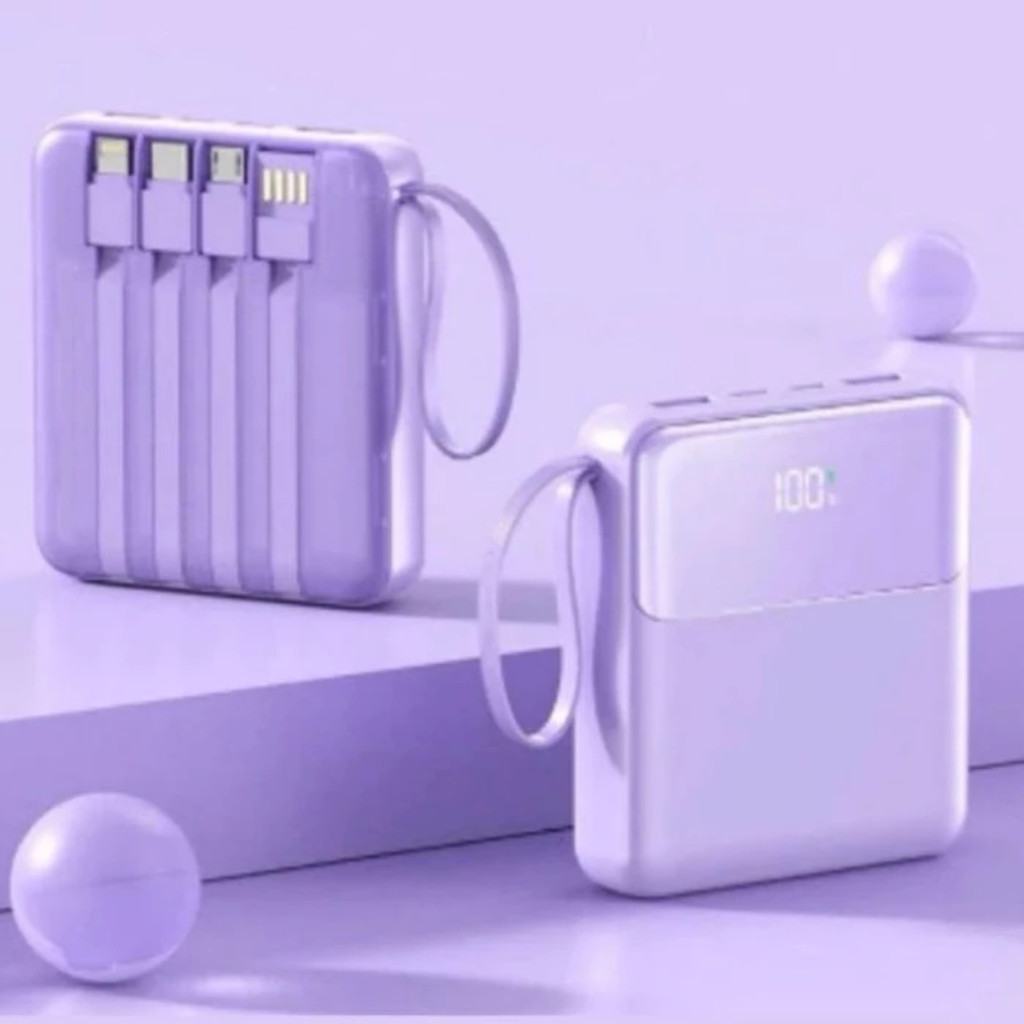 Carregador Portátil Powerbank 10000mAh 22.5W Compacto com Tela em Oferta na Shopee