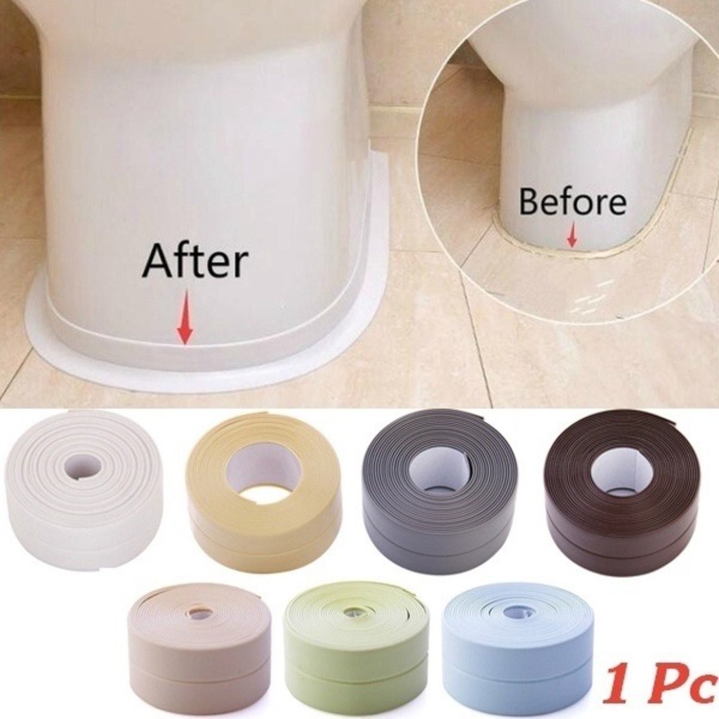Adesiva De Fita PVC Impermeável Para Pia/Fogão/Banheiro/Cozinha/Fita Adesiva Autocolante À Prova D'água De PVC Para Ban