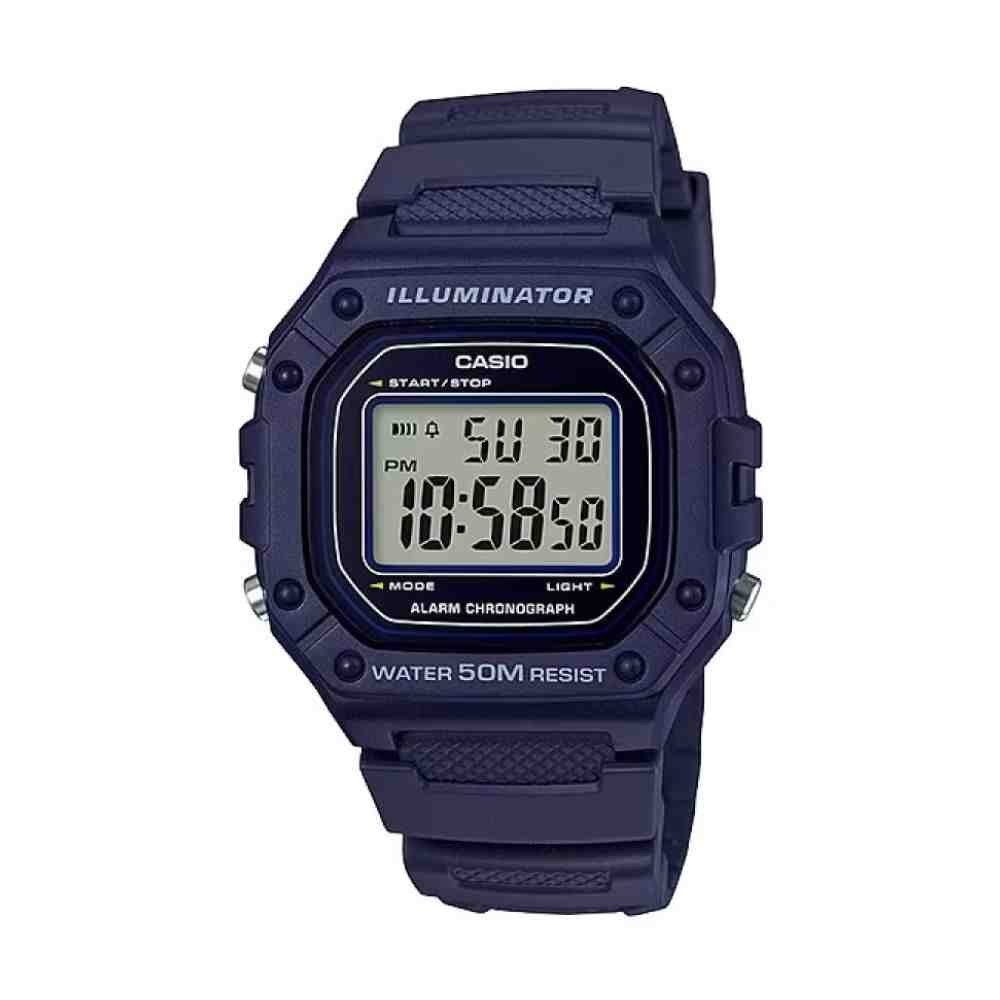 Relógio Casio Azul Masculino W-218H-2AVDF-BR em Oferta na Shopee