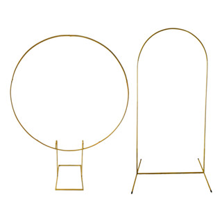 Kit Com 1 Painel Romano E 1 Painel Redondo Dourado em Oferta na Shopee