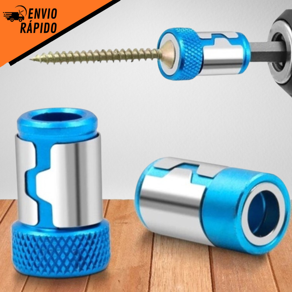 Kit 3 Anéis Bits Magnéticos para Parafusadeira 1/4" – Super Ímã Limitador de Profundidade em Oferta na Shopee