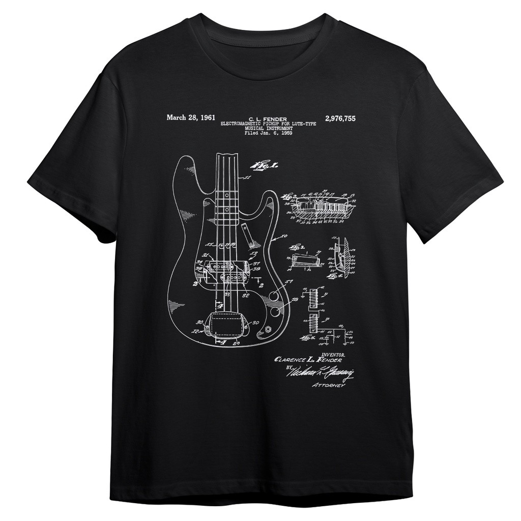 [Camiseta Premium em Algodão Puro]GXG Camiseta Baixo Baixista Instrumento Contrabaixo Blusa Camisa