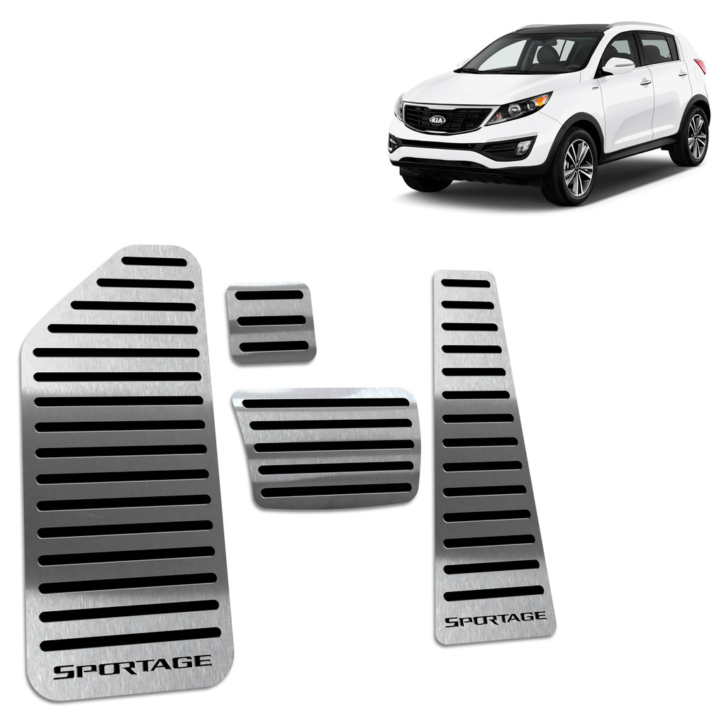 Kit Pedaleira Descanso Pé Compatível com Sportage 2011 até 2016