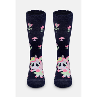 Meia Cano 3/4 Bebê Menina Unicórnio Encantado - Puket em Oferta na Shopee