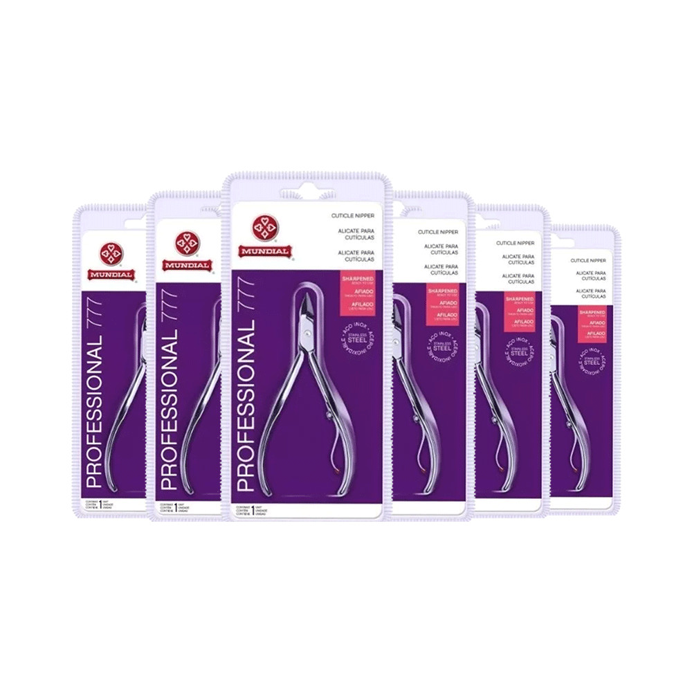 Kit 6 Alicates DE Cutícula 777 Professional Inox