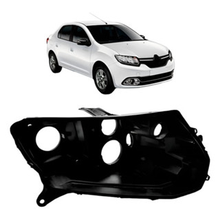 Carcaça Farol Sandero Logan 2014 2015 2016 2017 em Oferta na Shopee