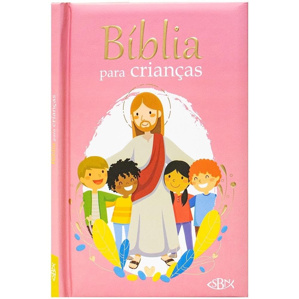 Bíblia para Crianças | Feminina | Capa Almofadada
