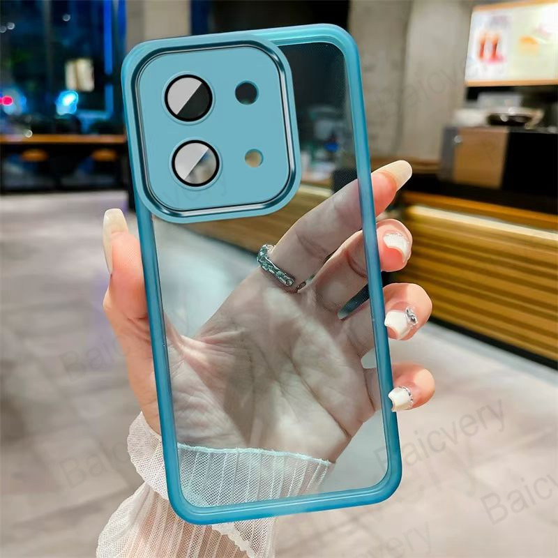 Para Redmi 15C 4G 5G/Xiaomi POCO C85 Soft Colorful TPU Capa Proteção Da Lente Câmera em Oferta na Shopee