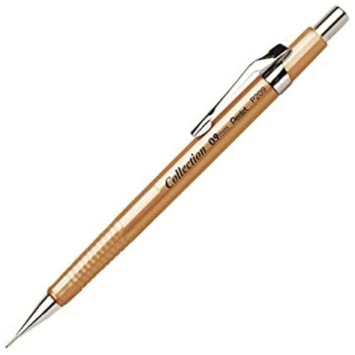 Lapiseira 0.9mm P209-xpb Dourada Pentel
