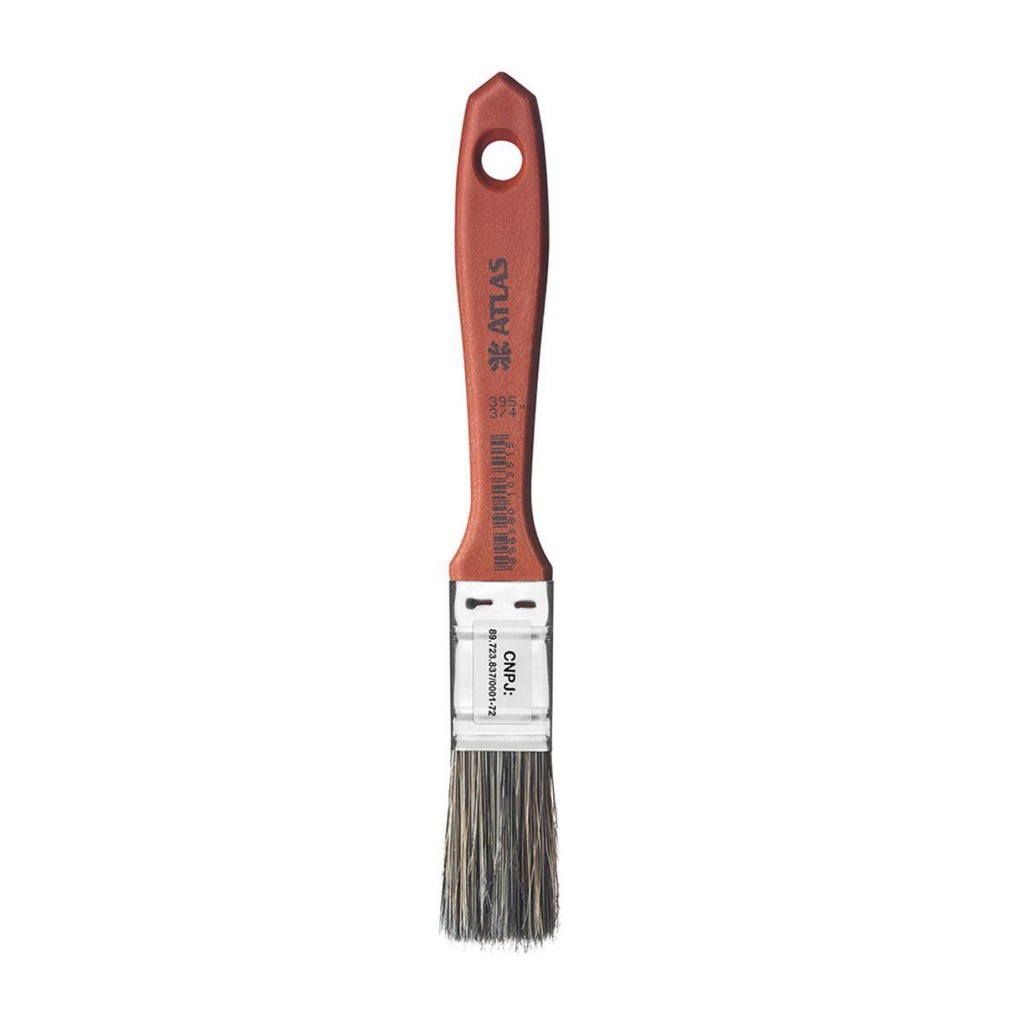 Pincel Trincha Média 3/4'' Cerdas Cinzas 395/2 Atlas