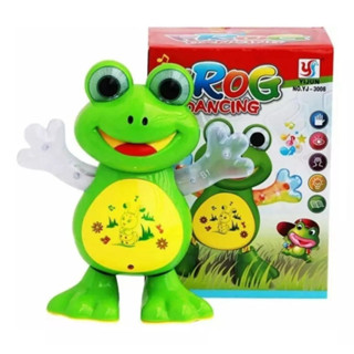 Sapo Dançante Brinquedo Musical Anda Dança Mexe C/ Luz E Som em Oferta na Shopee