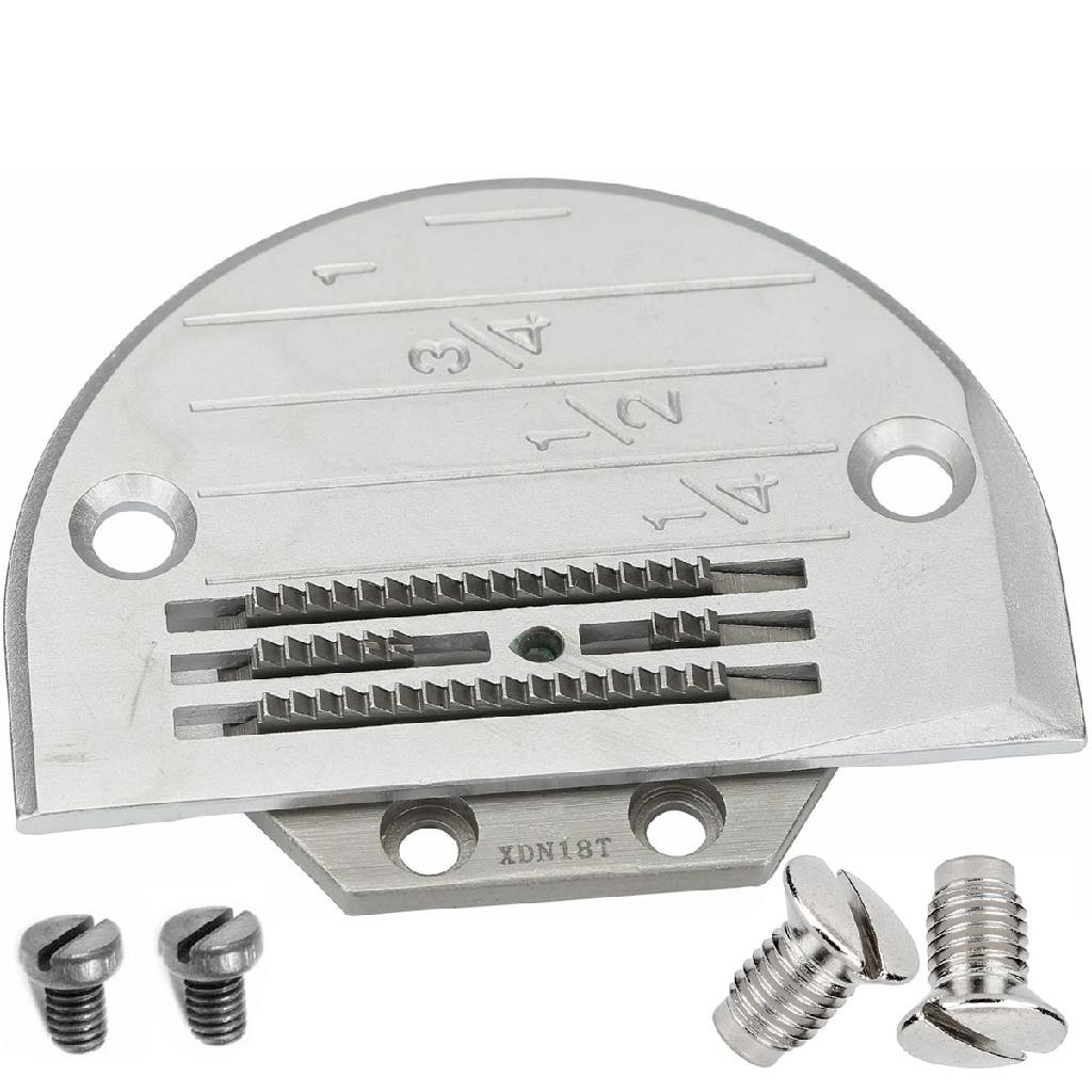 Chapa Agulha Dente 4 Carreira Maquina Reta Industrial Eletrônica