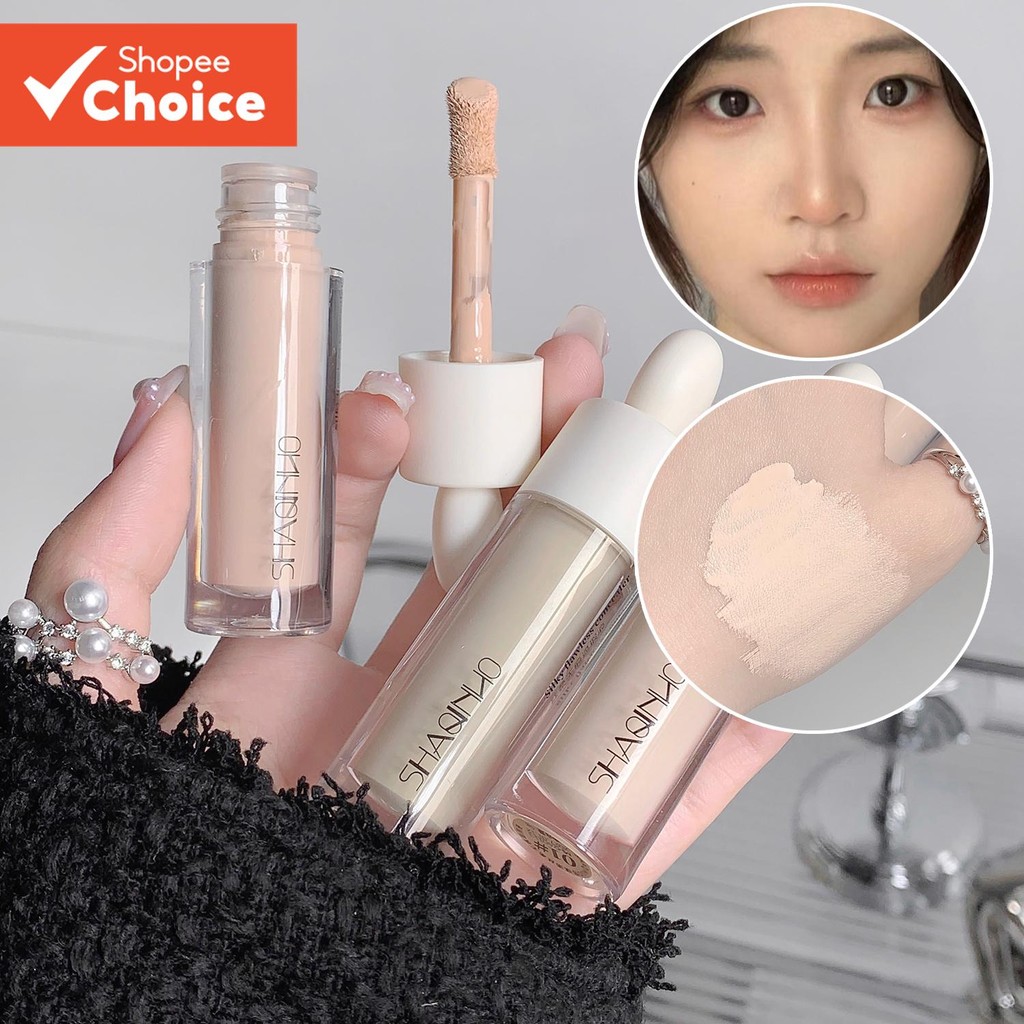 Creme corretivo sedoso não marcante Cobre Marcas de Acne Círculos Escuros Maquiagem Brilhante Facial