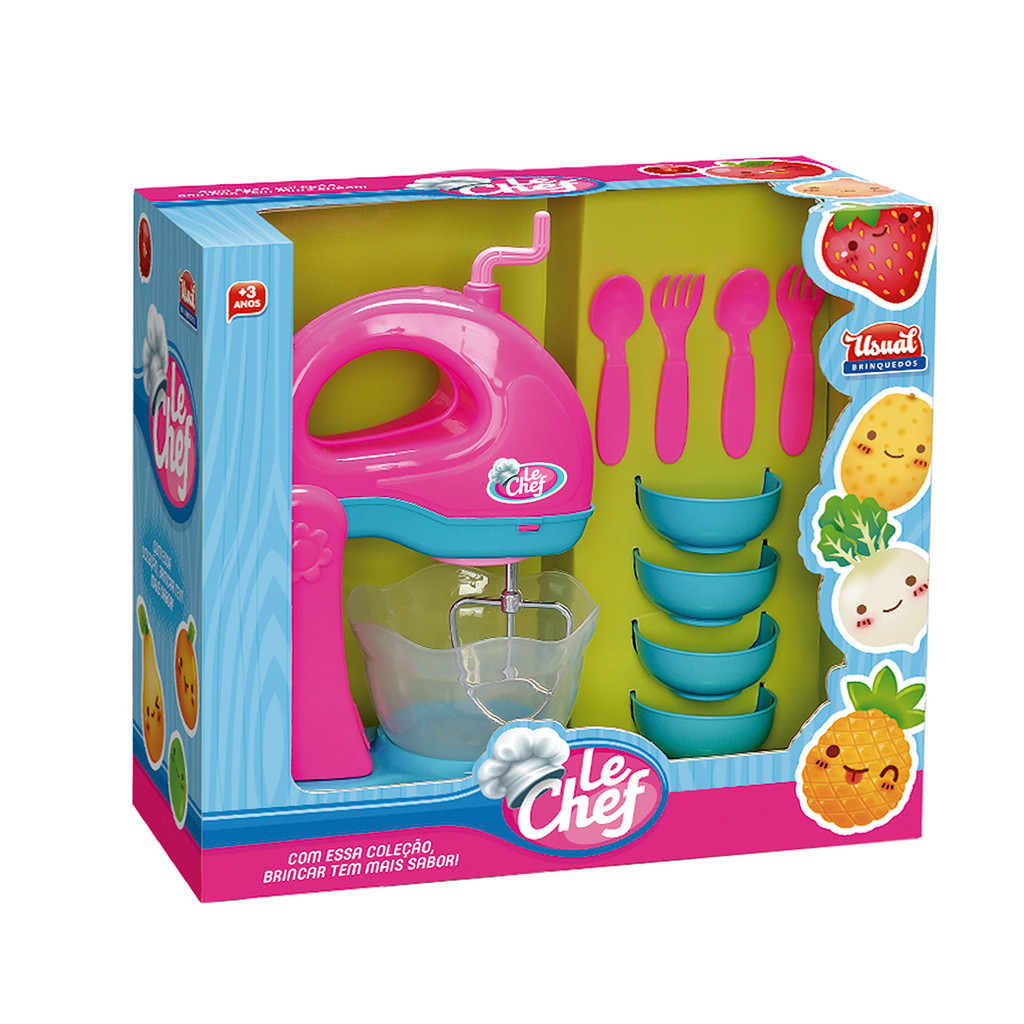 Batedeira De Brinquedo Cozinha Infantil Kit Com Acessórios